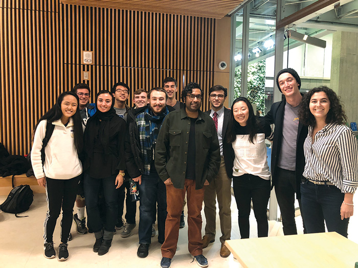 Image of comedian Hari Kondabolu and the Harvard Stand-Up Comics Society