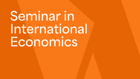 Two-toned orange graphic background with the name of the seminar in white on top.