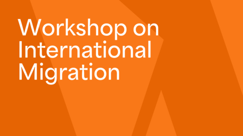 Two-toned orange graphic background with the name of the seminar in white on top