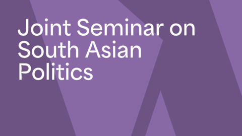 Two-toned purple graphic background with the name of the seminar in white on top.