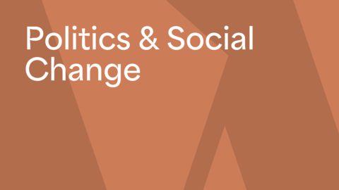 Two-toned terracotta graphic background with the name of the seminar in white on top.