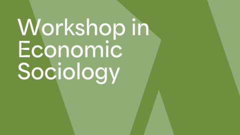 Graphic shows seminar title against duotone green background.