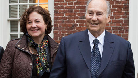 Image of Michele Lamont and the Aga Khan