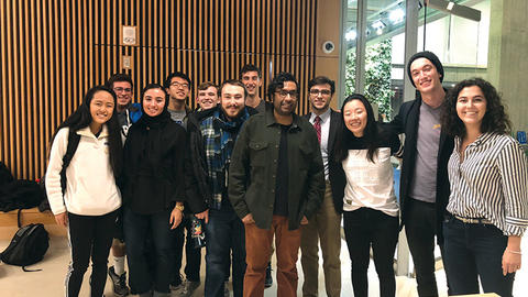 Image of comedian Hari Kondabolu and the Harvard Stand-Up Comics Society