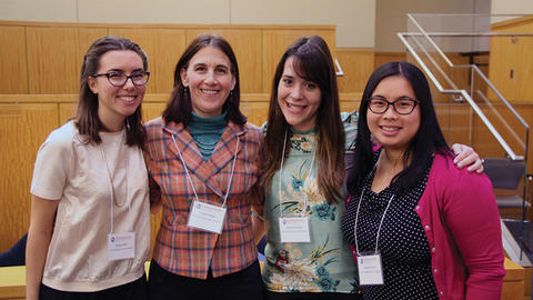 Image of Clare Putnam with undergraduate associates