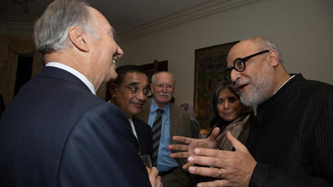 Image of His Highness the Aga Khan at the reception