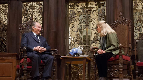 Image of His Highness the Aga Khan and Diana L. Eck