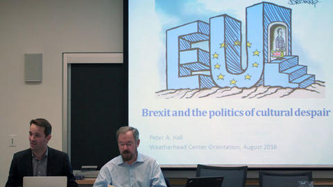 Image of Brexit panel at orientation
