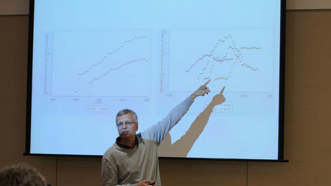 Image of Dani Rodrik giving presentation
