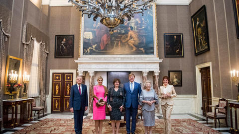 Image of Michèle Lamont at Erasmus Prize ceremony