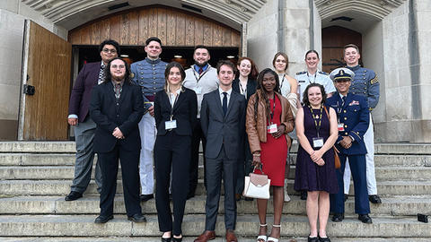 Image of students and cadets who attended the SCUSA conference