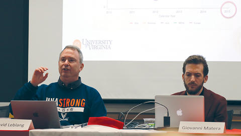 Visiting scholar and discussant share research at the Weatherhead Spotlight