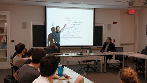 Image of David Keith at the Weatherhead Forum