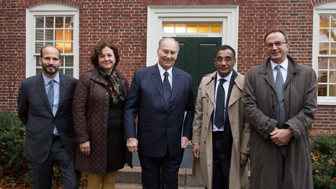 Image of His Highness the Aga Khan and others