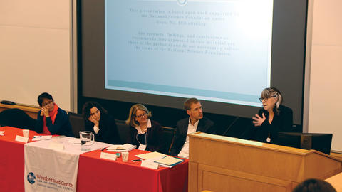 Image of panelists at the Inequality Conference