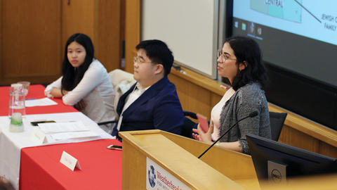 Image of panelists at the 2019 Undergraduate Thesis Conference
