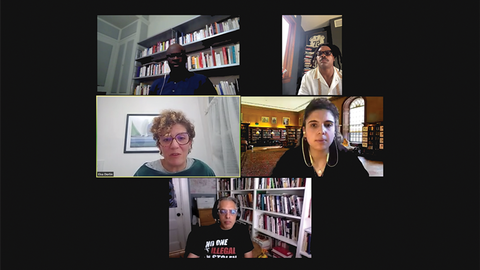 Zoom screenshot of WIGH event speakers