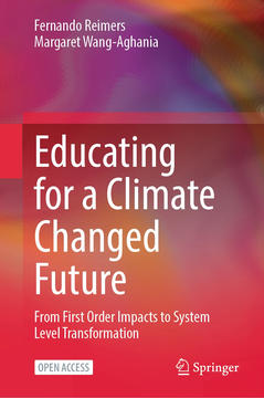 Book cover for Educating for a Climate Changed Future.
