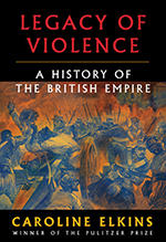 Book cover for Legacy of Violence with drawing of men battling with shields and spears