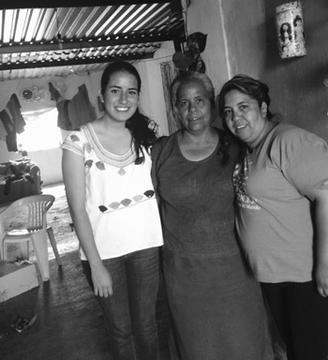 Photo of Andrea Ortiz with others