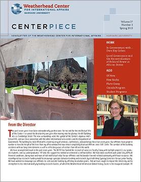 Image of spring 2013 Centerpiece cover