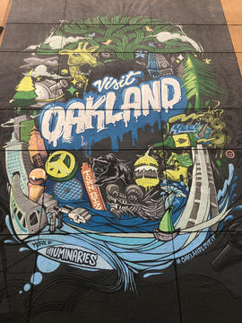Graffiti on the side of a building that says 
