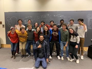 Group shot of the Harvard Stand-Up Comic Society