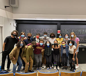 Group photo of the members of HCSUCS wearing masks