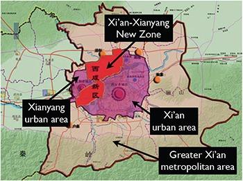State-led Urban Development: The Xi’an- Xianyang New Zone.