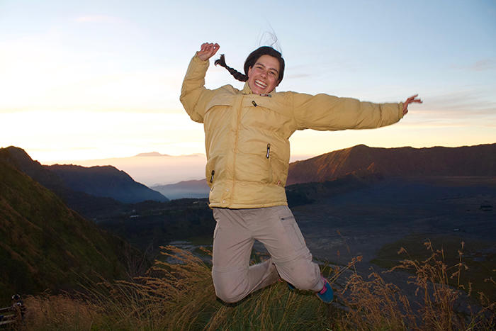 Image of Molly Leavens jumping