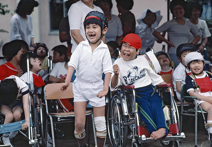 UN image of disabled children
