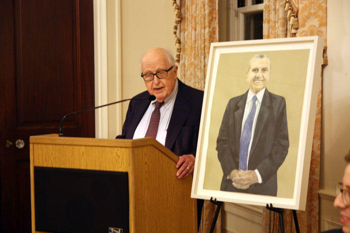Image of Henry Rosovsky memorializing Ira Kukin