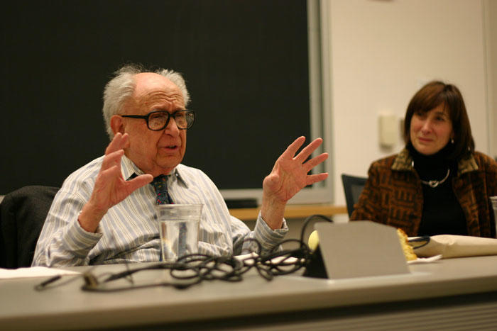 Herbert Kelman and Lenore Martin at the Middle East Seminar