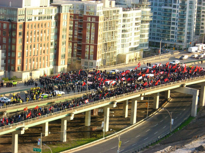 Tamil protest in Toronto on May 10, 2009