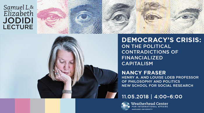 Graphic for Jodidi Lecture with Nancy Fraser