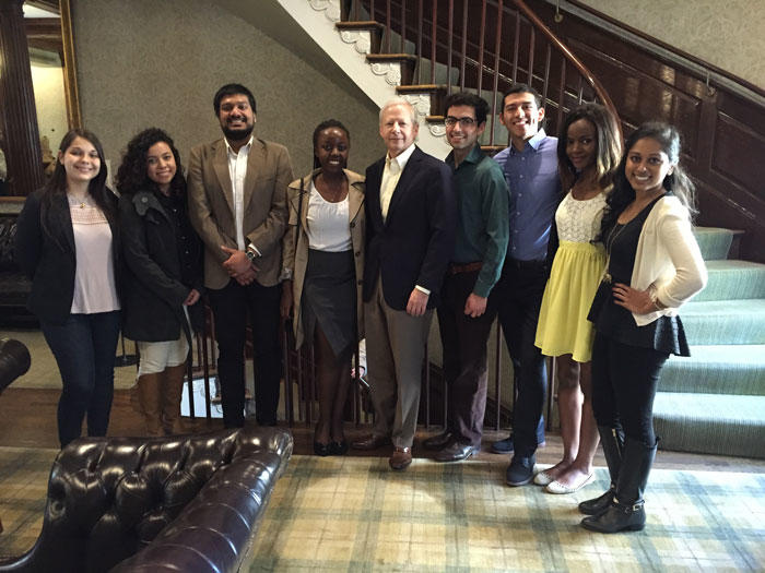 Lunch with Kenneth Juster fellows