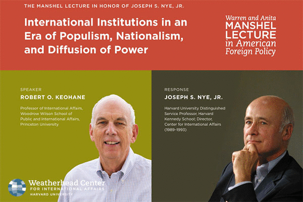Image of speakers for Manshel Lecture