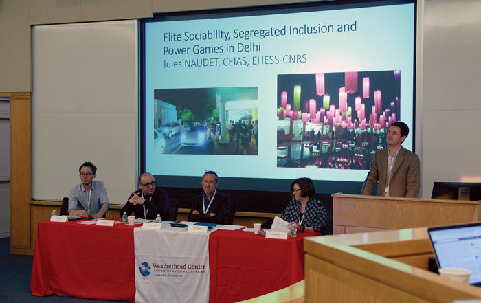 Image of panel at inequality conference in September 2018