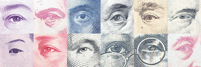 Illustration of different blocks of eyes.