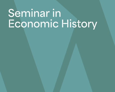Two-toned teal graphic background with the name of the seminar in white on top