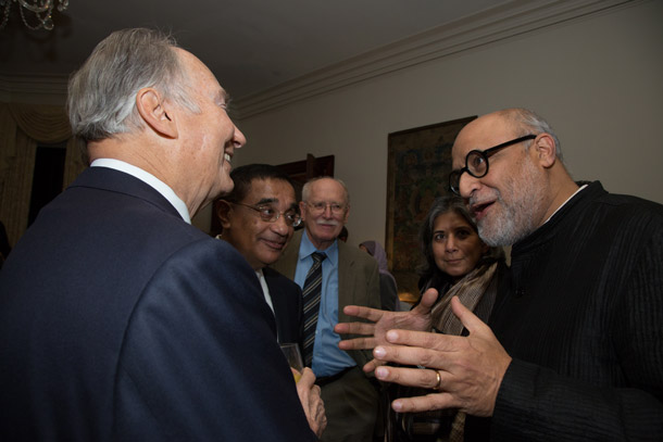 Image of His Highness the Aga Khan at the reception