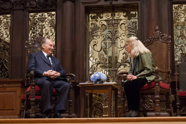 Image of His Highness the Aga Khan and Diana L. Eck