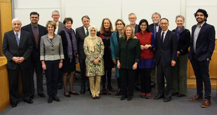 Image of panelists and board members from Bhutto Leadership Program assembly