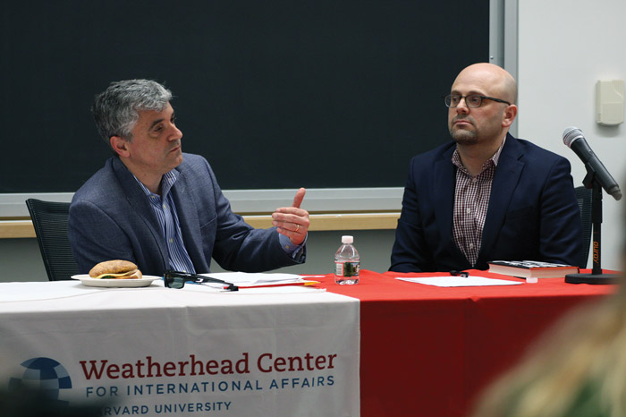 Image of How Democracies Die Forum speakers