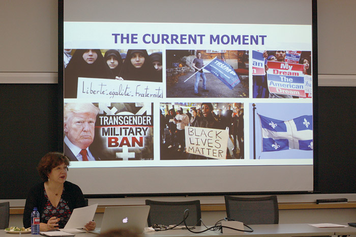 Image of Michele Lamont at the Weatherhead Forum