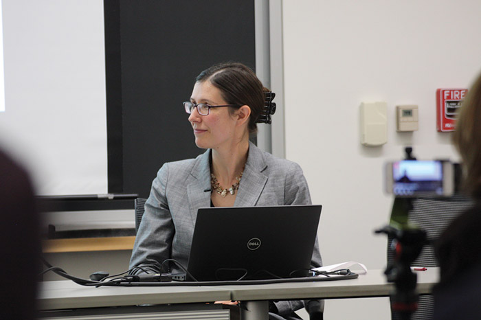 Image of Hilary Holbrow at the Weatherhead Forum