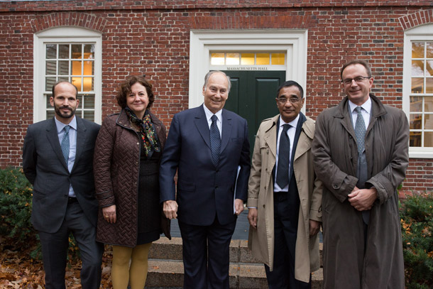 Image of His Highness the Aga Khan and others