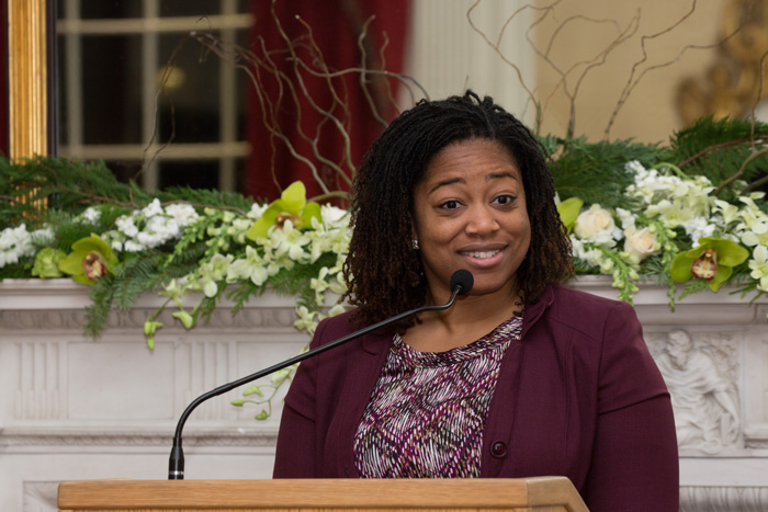 Naima Green at Manshel Lecture Reception