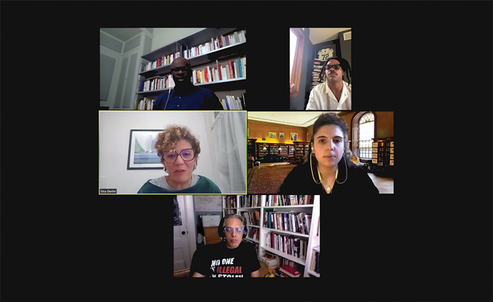 Zoom screenshot of WIGH event speakers