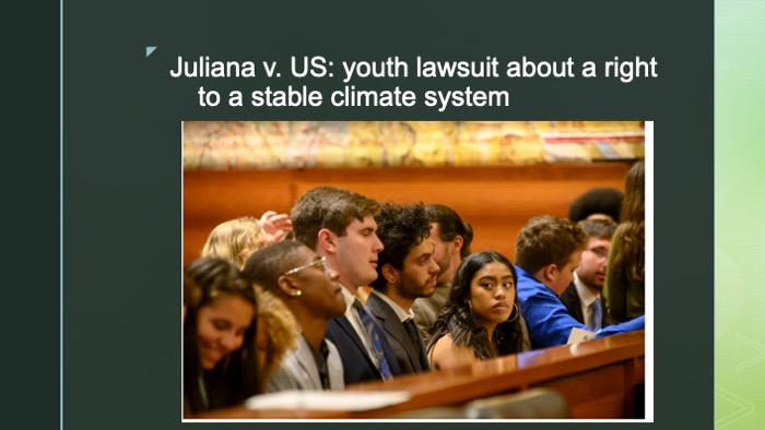 PowerPoint slide image of courtroom attendees